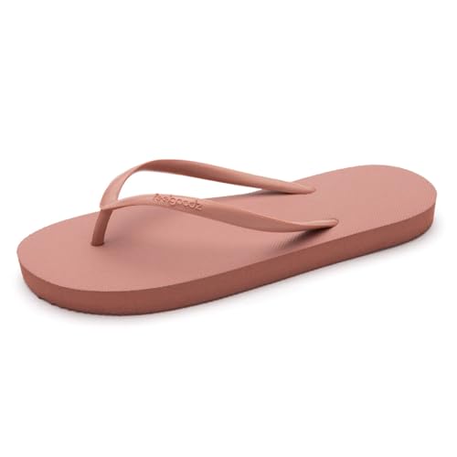 Image of Feelgoodz Women's Slimz Core Natural Rubber Flip Flops