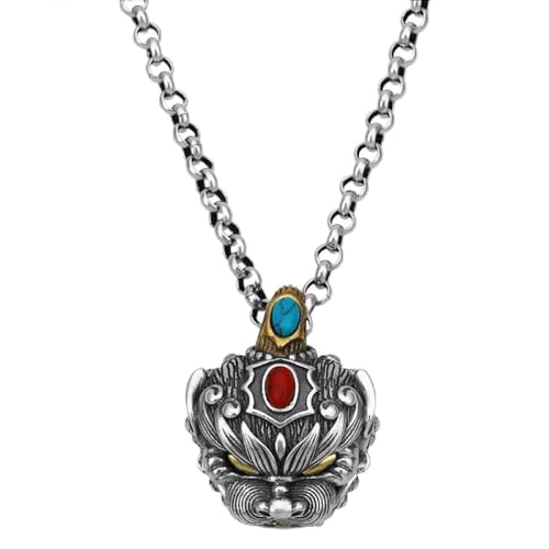 Cadeau tendance collier argent S925 cloche originale pour anniversaire