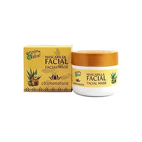 Argan-Aloe 70070 - Mascarilla facial con aloe y argán, 100 ml