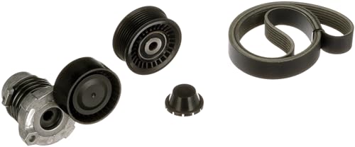 Juego de correas poli V GATES K017PK1570 de caucho para motor Nissan Qashqai II y Renault Megane 3