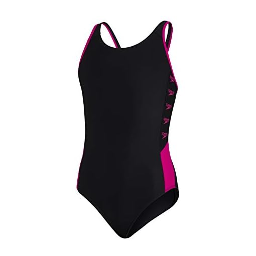 Speedo Boom Logo Splice Muscleback meisjes Eendelig badpak