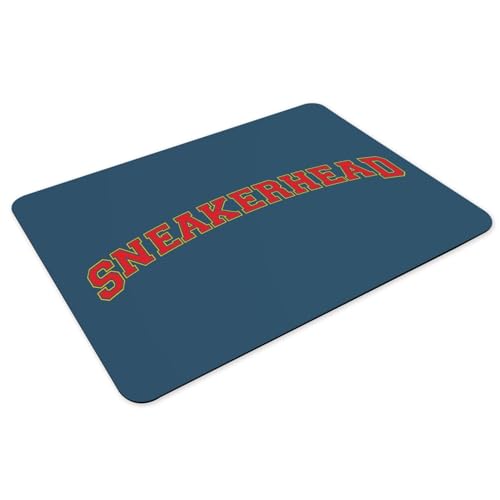 Sets de table sneakerhead bleu édition varsity grand format de qualité supérieure