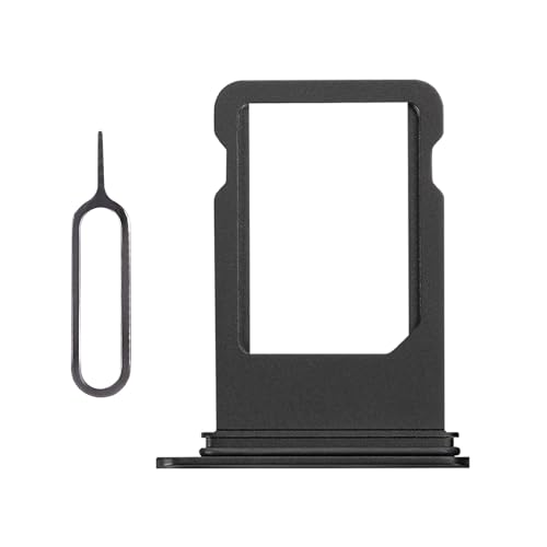 Risidamoy Black Single SIM Card Slot Tray Replacement for iPhone SE 2nd Generation 2020 Card Holder...