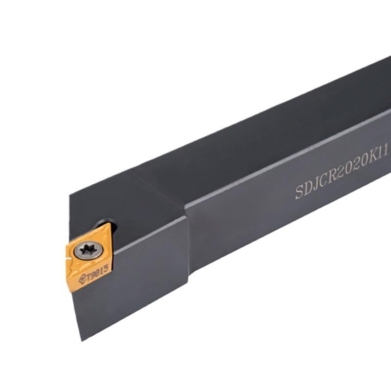SDJCR-2020K11 Turning Tool Holder 20mm Tool CNC Turning Carbide Insert Lathe Machining Cutter External Turning Tool Holder(SDJCR-1212H11)