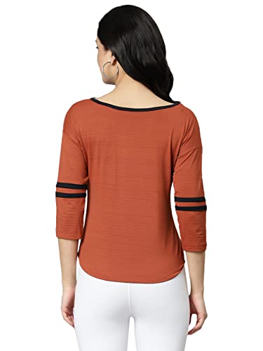 Image of OM SAI LATEST CREATION Women's New 3D Printed Lycra 3 /4 Sleeve Regular Fit Office wear,Casual wear Western Top