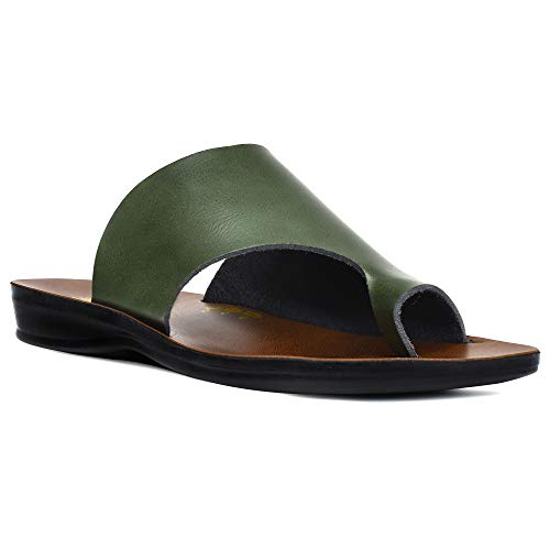 Image of Aerosoft Flat Sandals For Women - Walking Summer Vacation Essentials Ladies Flip Flops - Comfortable Sandals For Women - Casual Outdoor Fashion Dressy Non Slip Footwear