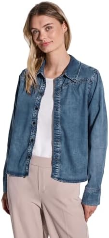 Street One Jeansbluse mit Nieten