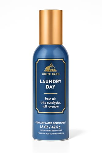 Bath & Body Works Laundry Day Concentrated Room Spray 1.5 oz 42.5 g Clean Home Fragrance with Crisp Cotton Fresh Air and Soft Musk