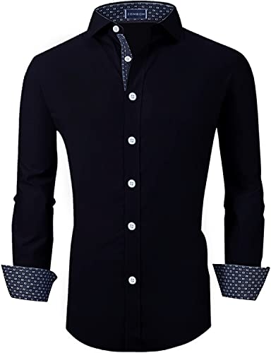 Image of Zombom Men's Cotton Polyester Blend Regular Fit Casual Shirt