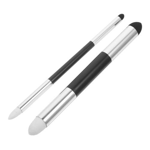 STOBOK 2pcs Artist Blending Sponge Pen Double Headed Washable Rubbing Brush for Precise Sketching and Detail Erasing Reusable Art Supply for Drawing and Illustration