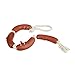 Relaxdays Giocattolo da masticare per cani di piccola e media taglia, resistente, senza cigolii, 65 cm, colore: rosso/bianco