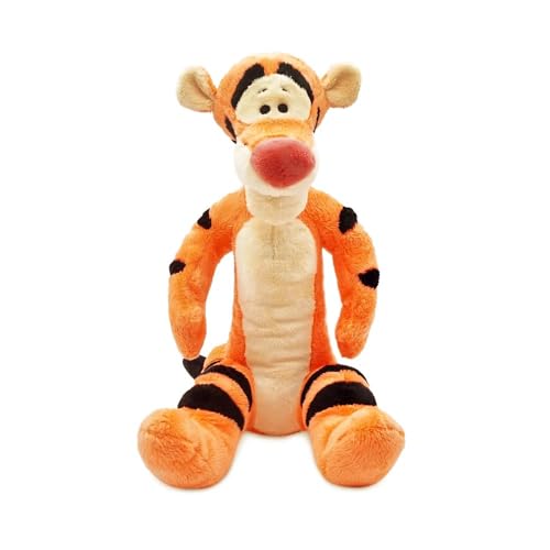 Disney Store Official Tigger Medium Soft Toy for Kids, Cuddly Character with Fuzzy Texture and Embroidered Details, Floppy Tail, Disney Plushy Suitable for All Ages