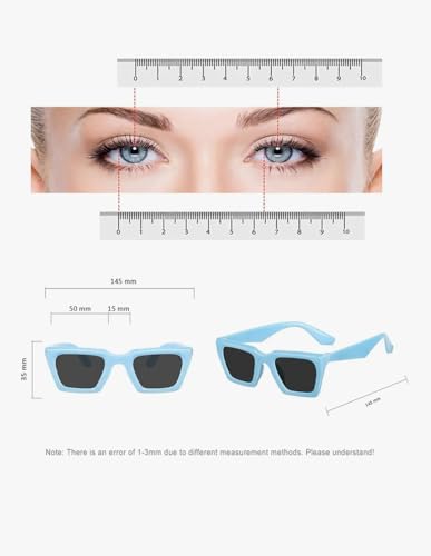 Image of Retro Vintage Rectangilar Thick Abstract UV-Protected Sunglasses For Men And Women
