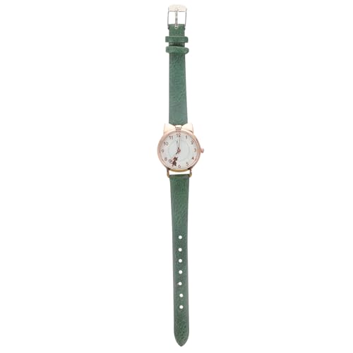 ibasenice Luminous Girls Quartz Watch with Cartoon Kitten Pattern Stylish Wristwatch for Kids 8-12 Comfortable Student Gift