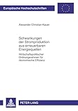 Schwankungen der Stromproduktion aus erneuerbaren Energiequellen: Wirtschaftspolitischer Ordnungsrahmen fuer oekonomische Effizienz: ... / Série 5: Sciences économiques, Band 3395)