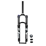 Horquilla de suspensión for bicicleta de montaña: compatible con horquillas de bicicletas de montaña de 26/27,5/29 pulgadas, se adapta a la mayoría de bicicletas de montaña, liberación rápida de 100 x 9 mm.