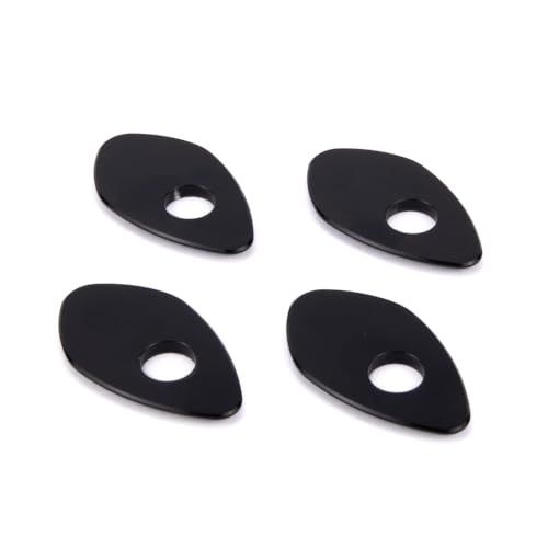 Image of Aharon Motolumino Motorcycle LED Turn Signal Mounting Brackets 4-Pack | Compatible with Honda, M8 /M10 Thread | Tight Fit in Original Turn Signal Locations | Bike Indicator Lights | Blinkers