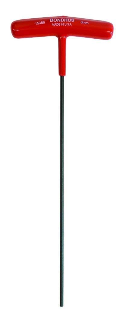 Bondhus, 3MM T-Handle HEX Driver 9", 3MM, 15356