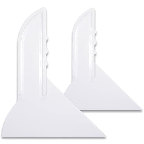 AHCHAY Plastic Squeegee Slammer Tint Handle Scraper for Tint Window Film Vinyl Wrap, 6 x 7 Inch, 2 in 1 Pack