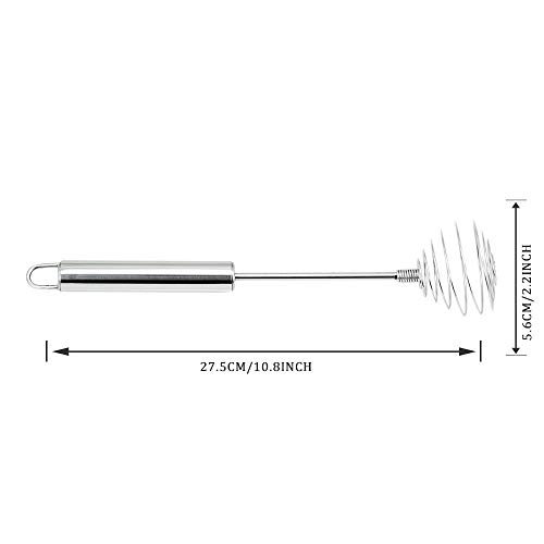 Tafond Kitchen Balloon Whisk, Stainless Steel Spring Egg Beater Milk Whipper For Blending, Whisking, Beating, Or Stirring #TOP2