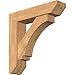 Ekena Millwork BKT0806X32X32IMP06SWR Imperial Slat Smooth Bracket w/Offset Brace, Western Red Cedar