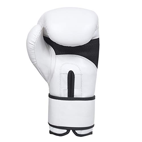 Athllete Boxing Gloves For Men & Women, Boxing Training Gloves, Kickboxing Gloves, Sparring Punching Gloves, Heavy Bag Workout Gloves For Boxing, Kickboxing, Muay Thai, Mma (Black/White 12 Oz) #TOP2