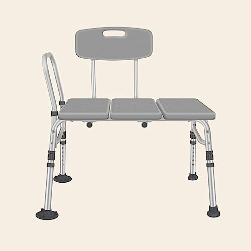 Tabouret de douche, chaise de douche, chaise de douche pour personnes âgées Bancs Élévateurs de baignoire réglables en hauteur pour personnes âgées et handicapées Aides à la douche Siège de douche T
