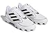 adidas Womens Purehustle 3 Mid White/Core Black/Silver Metallic 5