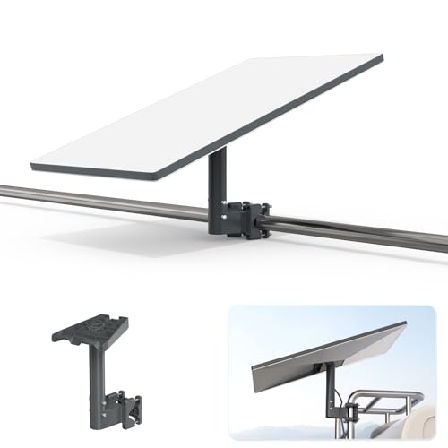 SURVADV Starlink Halterung Gen 3 Wohnmobil Leiterhalterung & Masthalterung für Starlink Standard 4 & 4X/ Enterprise (V4) Aluminium Balkonhalterung mit Rohradapter (20-50mm) Montageset für RV & Boot