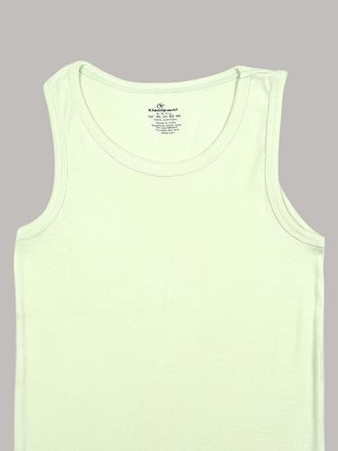 Image of KiddoPanti Boys 100% Cotton Vest Pack of 3 | Cotton 1x1 Rib Knit Sleeveless Innerwear | Soft & Breathable Kids Vest