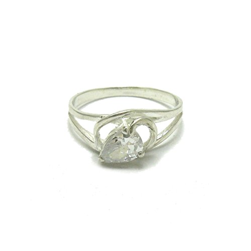 Bague argent 925 et CZ 7X5mm R001685 éclat de soirée