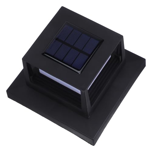 MOBUTOFU Lampada Solare a Colonna per Esterni Illuminazione Automatica e Montaggio Facile su Palo, Resistente Ip44 per Vialetti e Aree Esterne