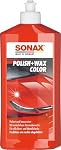 SONAX – SONAX Polish & Wax Color rot (500 ml) Politur mit Farbpigmen