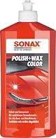 SONAX Polish & Wax Color rot (500 ml) Politur mit Farbpigmenten und Wachsanteilen | Art-Nr. 02964000 – Ansicht 1