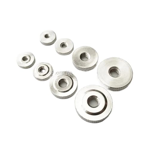 CHIHSS 5-50�� �V���o�[ �X�`�[�� �A�W���X�g ���x�����O ���[���b�g �T���i�b�g 3D �v�����^�[ �X�v�����O�� ���M���x�b�h �J�[�e�� �� ���� �T���i�b�g DIY A (�T�C�Y: 50pcs M6)