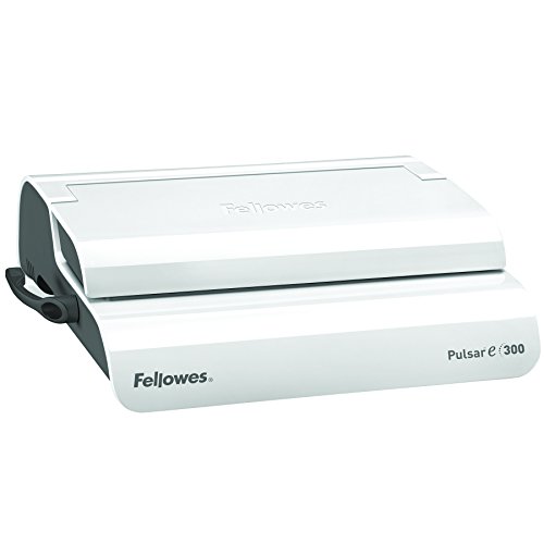 Fellowes 5620701 Kleinbüro Plastikbindegerät Pulsar-E 300 weiß/Silber, elektrisch