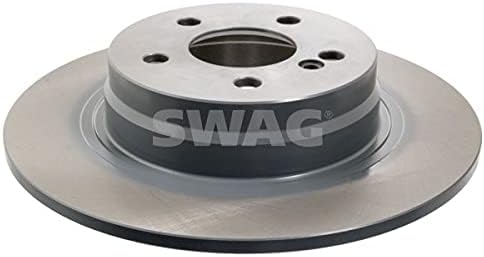 SWAG Brake Disc Rear Axle x2 pcs compatible with Mercedes W207 W204 S204 C204 2044231512