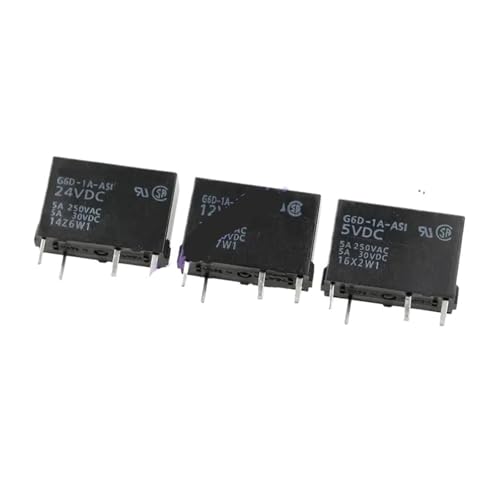 Relé G6D-1A-ASI-12VDC Omron de 5A y 250VCA para control de circuitos
