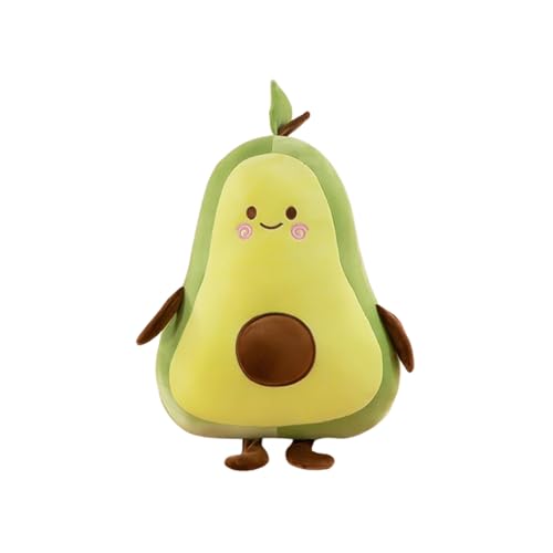 Xiyocadt Avocado Puppe Simulations Avocado Plüschtier Kissen Kuscheltier Weiches Umarmungskissen Geschenk für Jungen und Mädchen (35 cm B)