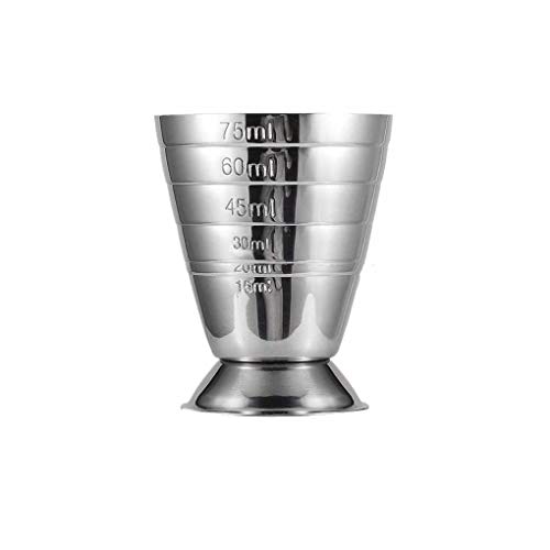 75ML Stainless Steel Scale Jigger Measuring Wine Drink Cocktail Shaker Pub Bar Cup Tumblerful Stoup Elegant and Popular