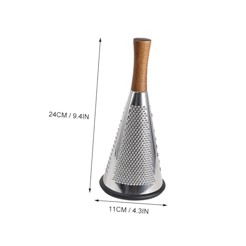 Rallador manual de queso Luxshiny de metal para cocina miniatura 2