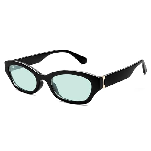 Retro Cat Eye Sunglasses for Women Men Narrow Rectangle Cateye Sunnies Y2k Trendy AR822742