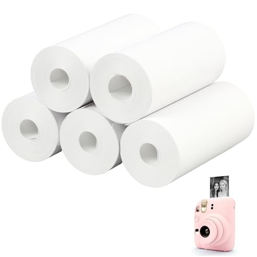 Lot de 5 rouleaux de papier d'impression pour appareil photo d'enfant, papier thermique pour les modèles H11, le meilleur choix pour les appareils photo à...