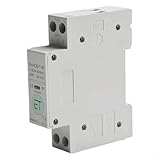 Interruttore WiFi 2P 16A DIN montaggio su guida DIN, telecomando tramite app, controllo vocale compatibile con altoparlanti, sovraccarico corto circuito