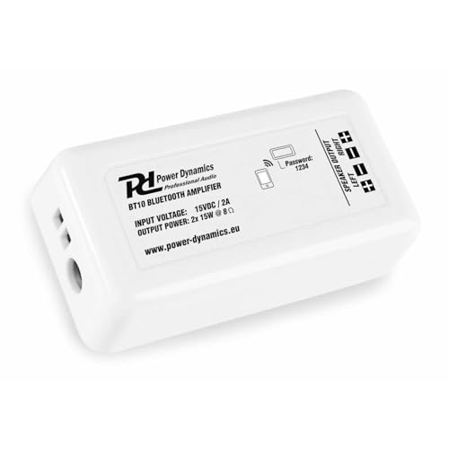 Power Dynamics BT10 Amplificador Compacto Bluetooth