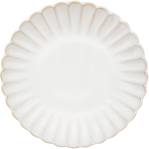 アイトー(Aito) 「 花 Hana 」 プレート 皿 M 約16cm ぎんはく 瀬戸焼 日本製のサムネイル