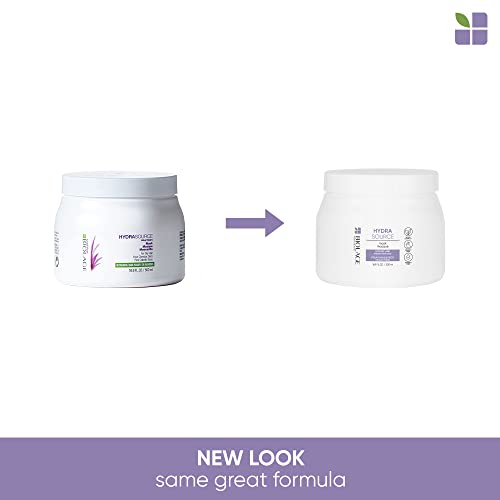 Biolage Hydra Source Mask | Revives Dry Strands For Increased Hair Shine & Manageability | For Dry Hair | Paraben-Free | Vegan | 16.9 Fl. Oz. #TOP1