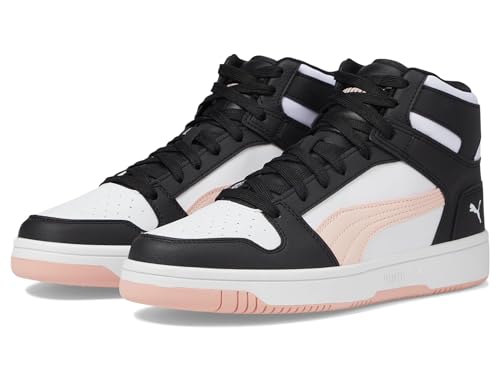 Image of PUMA Rebound Layup Synthetic Leather Puma Black /Rose Dust /Puma White 6.5 B (M)