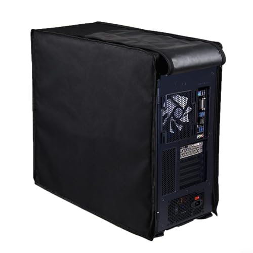 Sandyseptember 420D Oxford Cloth Computer Tower Cover, Waterproof Dust Protector with Dual Zipper for PC Case(62 * 26 * 52cm)
