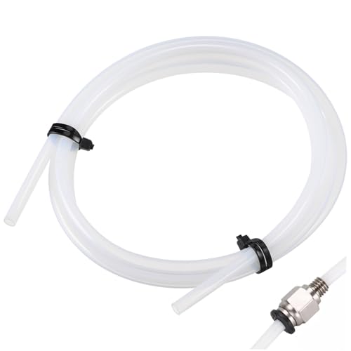 3d Printer Ptfe Tube 3mm Id X 4mm Od for 3mm Filament, White